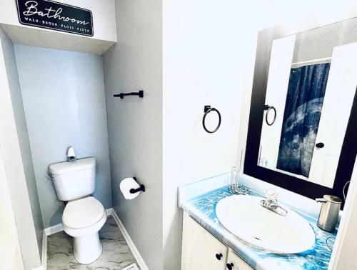 Koupelna v ubytování Inimitable DT Cozy Home