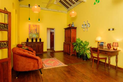 Posezení v ubytování Villa302