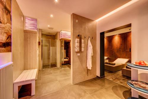 Koupelna v ubytování Garni Hotel Kessler