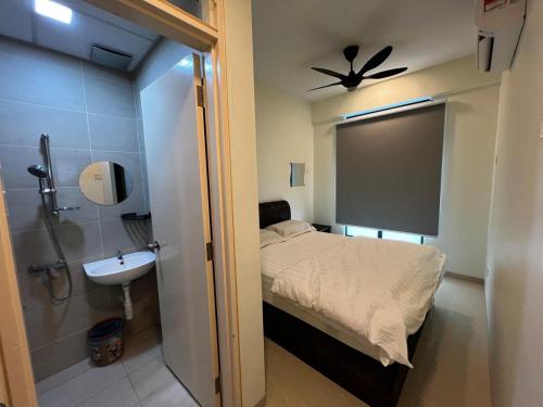 Koupelna v ubytování AP Homestay