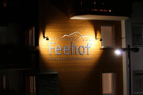 Certifikát, hodnocení, plakát nebo jiný dokument vystavený v ubytování Feehof