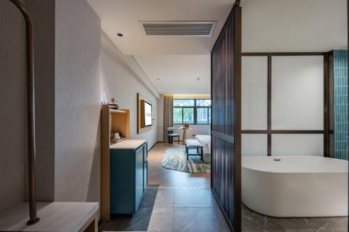 Koupelna v ubytování Rosewood Chengdu