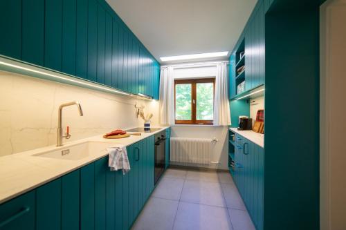 Koupelna v ubytování Etienne