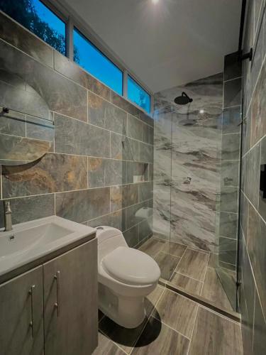 Koupelna v ubytování Casa N-26 Mira