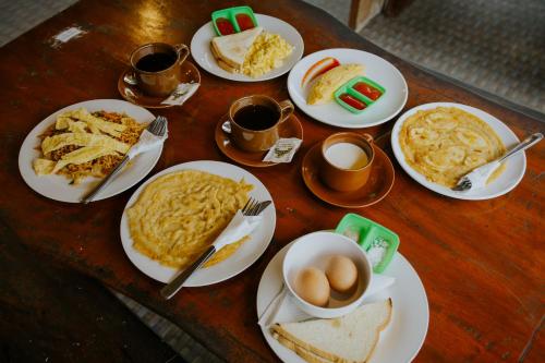 Mad på pensionatet eller i nærheden