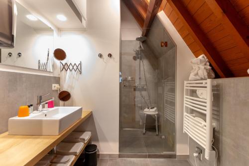 Koupelna v ubytování Charming Suites Jan Zonder Vrees