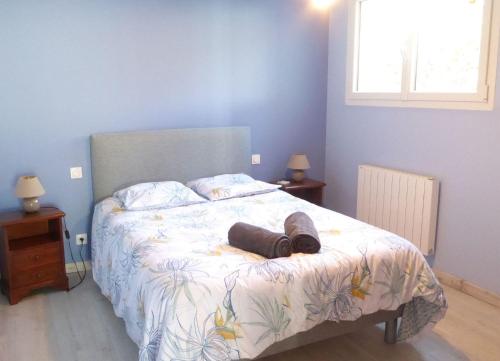 Ένα ή περισσότερα κρεβάτια σε δωμάτιο στο Occitane - T2 rénové