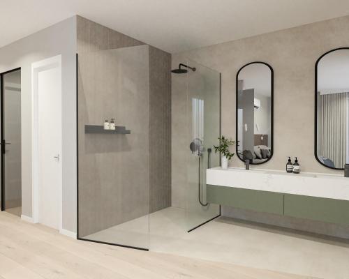 Koupelna v ubytování Luxury Villa Lea Magdalena 5, Krk