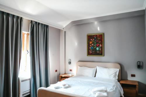 Postel nebo postele na pokoji v ubytování Balkan Crest Resort