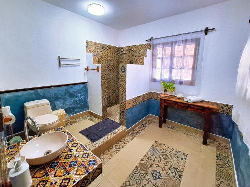 Posezení v ubytování Beachfront Apartment Hacienda del Cuyo