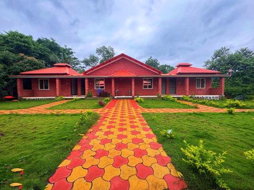 Zahrada ubytování Redstone Naturestay Resort, Khopoli