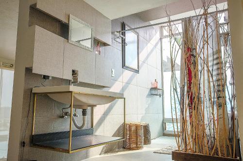 Kuchyň nebo kuchyňský kout v ubytování Amazing View Los Fuertes