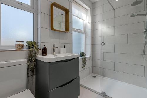 Koupelna v ubytování The Bay Retreat - Babbacombe