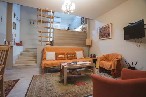 Μια τηλεόραση ή/και κέντρο ψυχαγωγίας στο Orma, pet friendly retreat studio