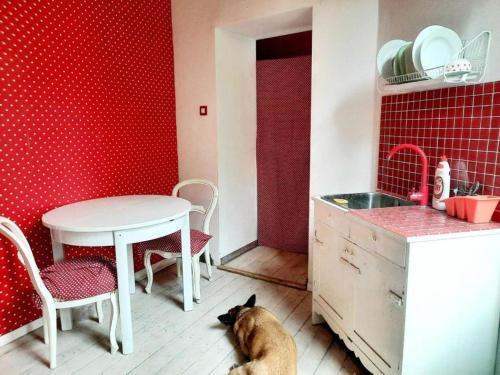 Køkken eller tekøkken på Retro House