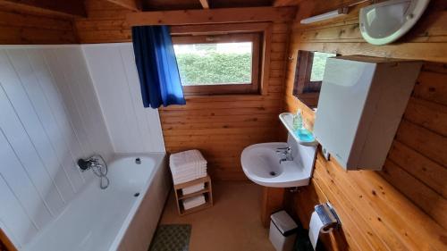 Ένα μπάνιο στο Vakantiehuisje Neblo