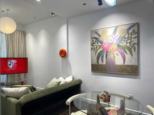 Χώρος καθιστικού στο Anmie Home - Hoàng Huy CMC Camelia