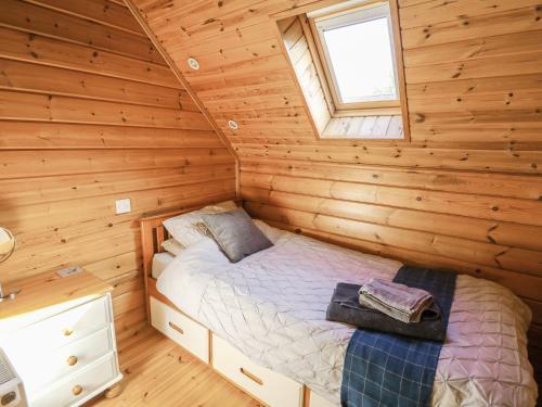 Postel nebo postele na pokoji v ubytování Pen Y Clawdd