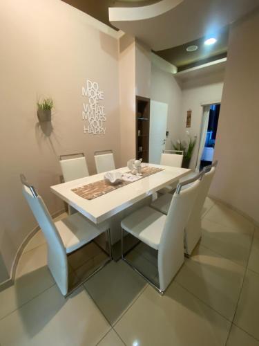 Posezení v ubytování Wohnen im Beauty Salon- im Herzen von Greven