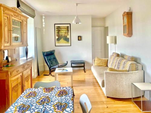 Χώρος καθιστικού στο Le Petit Chambonnais, confort et calme