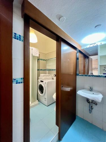 Koupelna v ubytování Maison Ringhiera