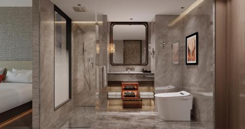 Ένα μπάνιο στο Broadcasting & Television Hotel