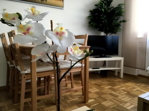 Televisyen dan/atau pusat hiburan di Arcaden Apartment