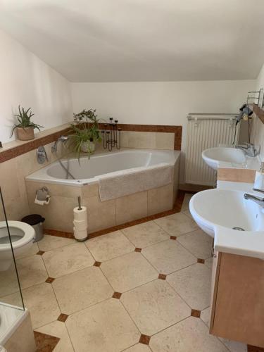 Koupelna v ubytování SeelenbaumlerIn