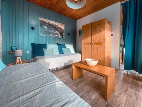 Studio fonctionnel 30m², 5 pers, vue pistes, balcon, Tignes