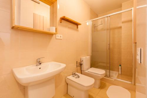 Et badeværelse på Freedom Penthouse