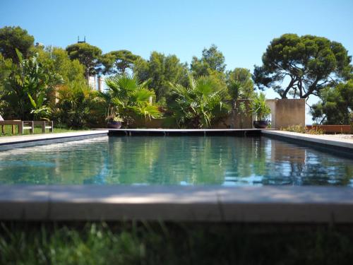 Πισίνα στο ή κοντά στο Les Cactus Bleus