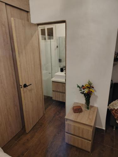 Ένα μπάνιο στο Herencia Colonial Glamping