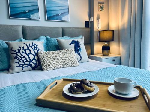 Гостиная зона в Flat Mar Doce Lar na praia do Bessa