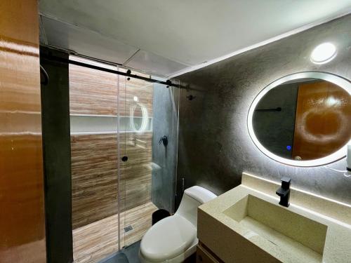 Koupelna v ubytování Rio Mar Suites Tucacas