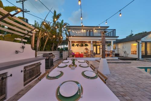 Bygningen som feriehuset ligger i