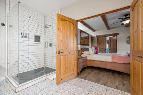 Koupelna v ubytování Adobe Hacienda- Inn Keepers House