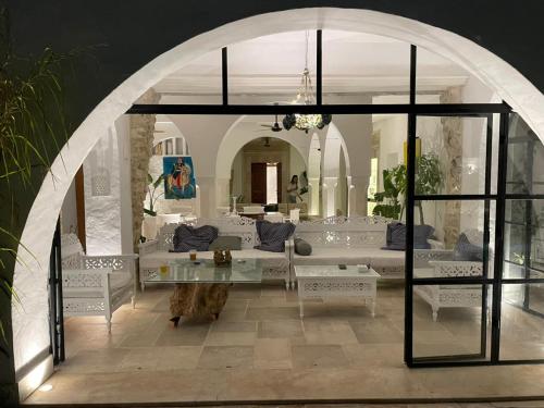 Χώρος καθιστικού στο Casa Dea - Bungalow Aphrodite