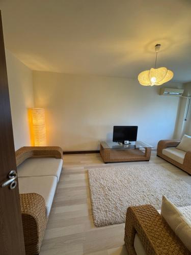 Χώρος καθιστικού στο Apartament ultracentral Botanica