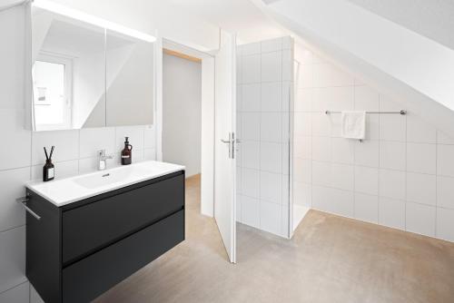 Koupelna v ubytování BLIV Grosszügiges Altbaujuwel im Zentrum