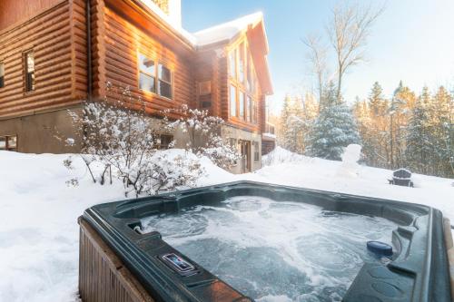 Το Fiddler Lake Resort Chalet Deer 59 τον χειμώνα