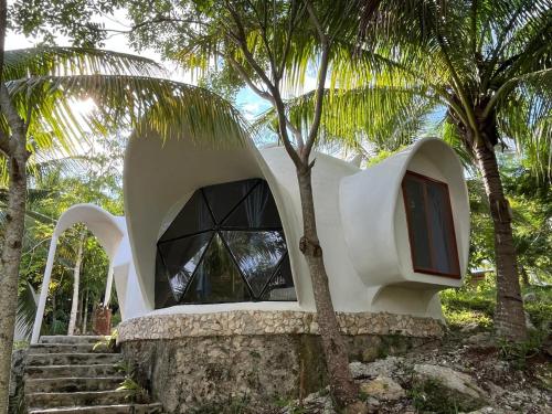 Zahrada ubytování Cayuco Maya