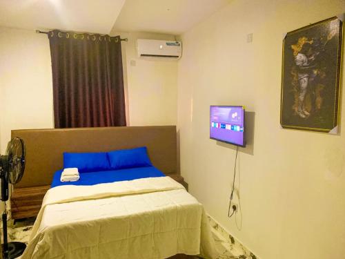 TV a/nebo společenská místnost v ubytování GAO Duplex