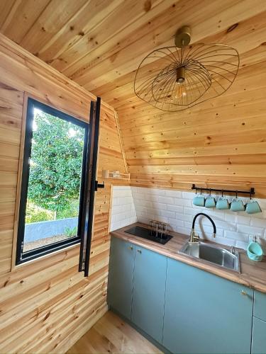 Η κουζίνα ή μικρή κουζίνα στο Magical space Tsikhisdziri