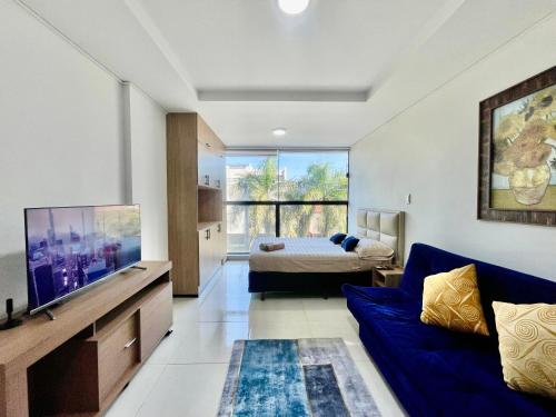 Studio con Piscina, CoWork, Terraza en Equipetrol