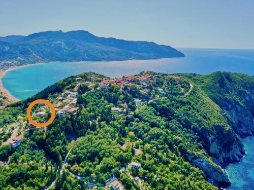 Villa Anafoufou Afionas with private heatable pool