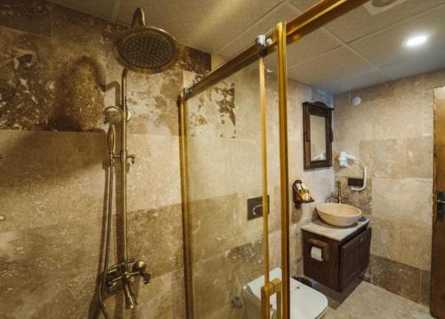 Koupelna v ubytování Cappadocia Alin Stone