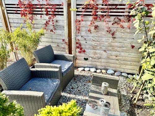 Χώρος καθιστικού στο Alpenglanz Deluxe Studio