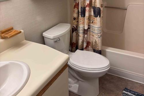 Koupelna v ubytování Slopeside 4001