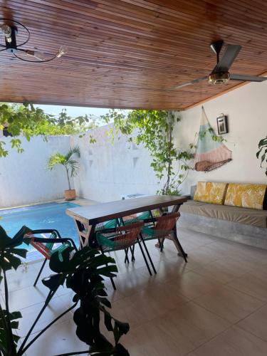 Posezení v ubytování Casa Ginebra