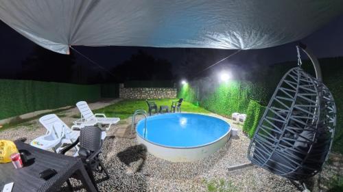 Πισίνα στο ή κοντά στο Cap tiny house
